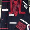 3 Pcs Women's Unstitched Khaddar Embroidered Suit