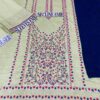 3 Pcs Women's Unstitched Embroidered Khaddar Suit