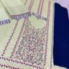 3 Pcs Women's Unstitched Embroidered Khaddar Suit