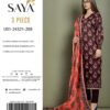 Stylish Maroon Khaddar Printed Suit with Dupatta