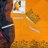 Dhanak Suit with Embroidered Trouser and Printed Dupatta 3 Pcs