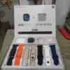 Smart Watch 7 Straps With Airpords For Men And Women I20 I20 Ultra Max Suit (10 In 1 Set)