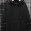 Men's Plain Fleece Hoodie
