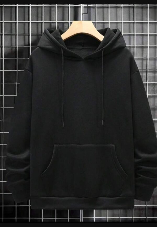 Men's Plain Fleece Hoodie