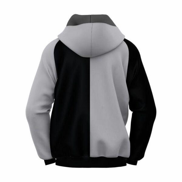 Grey Unisex Printed Hoodie 1 Pc Polyester Fleece Comfort