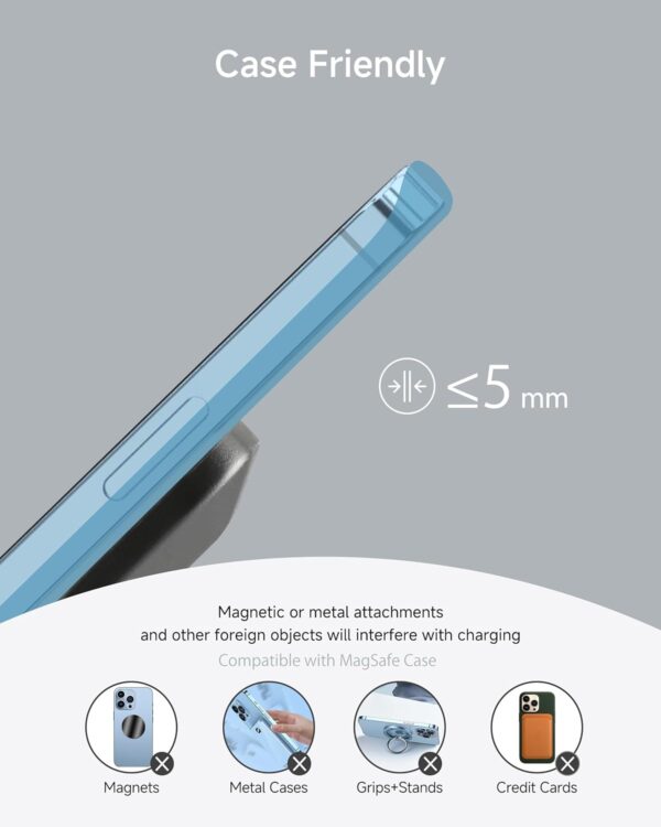 Wireless Phone Charger for iPhone & Android